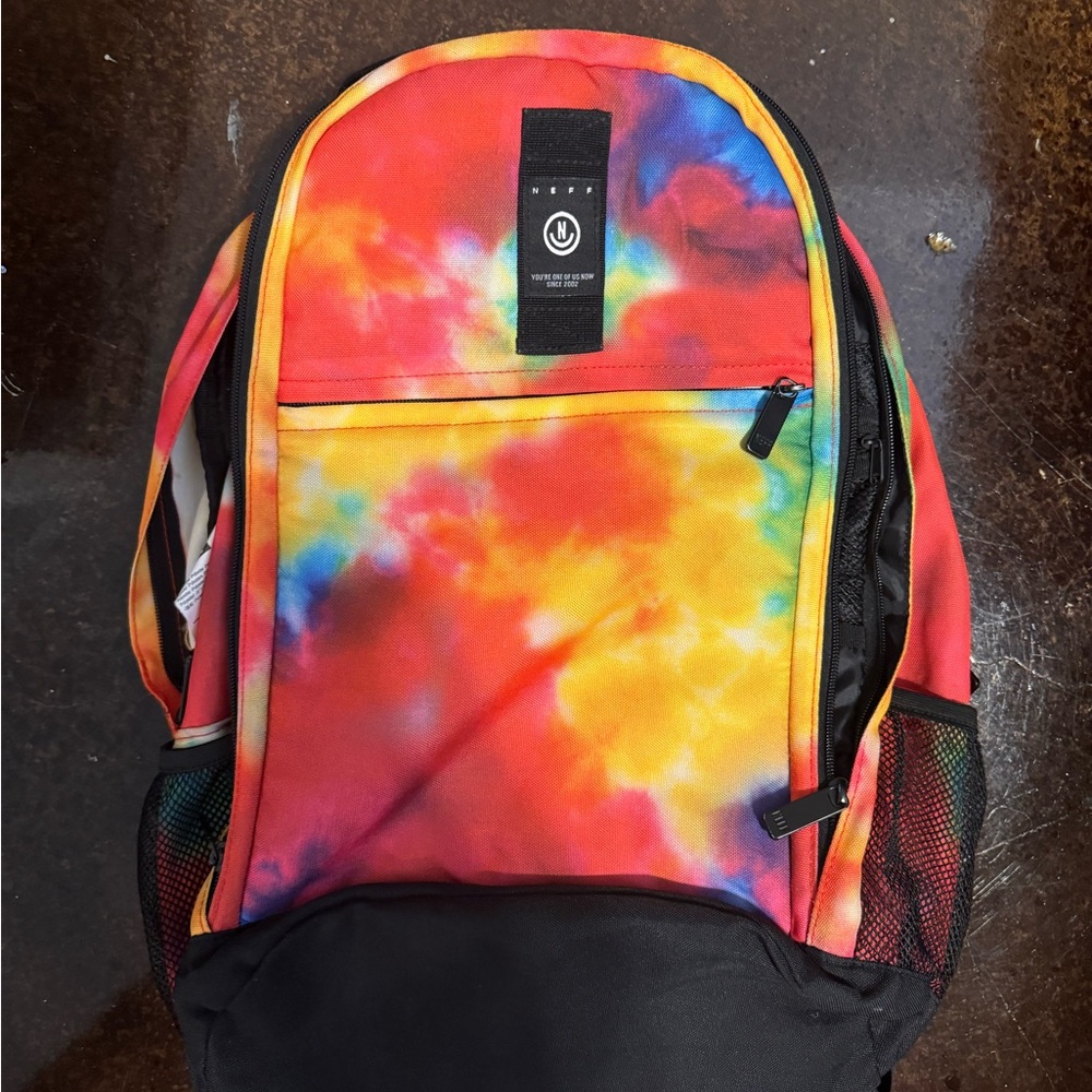 Neff Multicolor Tie-Dye Backpack